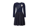 Sommerkleid HAPPY GIRLS "dress", Mädchen, Gr. 104, EURO-Größen, blau (navy), Stoff, 100% Baumwolle, normal, Kleider Sommerkleid
