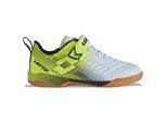 Hallenschuh LOTTO, Mädchen, Gr. 33, weiß, lime, Synthetik, mehrfarbig, Schuhe Hallenschuh, - ideal für Indoor Sport wie Handball