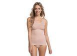 Shapingtop MAGIC BODYFASHION, Damen, Gr. S, cappuccino, Stoff, Obermaterial: 85% Polyamid, 15% Elasthan, sehr figurbetont hüftbedeckend, tiefer Rundhals, Tops, mit figurformender Funktion