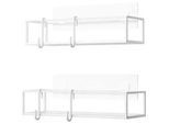 Duschregal Cubiko Weiß, 2er Set