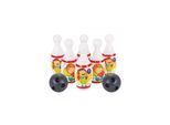 Pilsan Bowling Midi 06419 Kinder Bowlingspiel 6 Kegel und 2 Kugeln ab 10 Monate