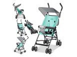 KIDIZ® Kinderwagen CITY Buggy Kinderbuggy klappbar Sportwagen Faltbar 360° 4-Zoll-Räder Inkl. Sonnen- und Regenverdeck zusammenklappbar 5-Punkt-Sicherheitsgurt ab 6 Monate
