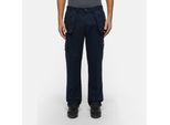 Arbeitshose DICKIES "Dickies Workwear Hosen M DICKIES EVERYDAY TROUSERS mit Holster", Gr. 34x32, Länge 32, blau (schwarz navy), Obermaterial: 65% Polyester, 35% Baumwolle, Hosen Arbeitshose
