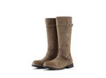 TOM TAILOR Damen Wasserfeste Stiefel mit Fütterung, beige, Uni, Gr. 37
