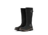 TOM TAILOR Damen Wasserfeste Stiefel mit Fütterung, schwarz, Uni, Gr. 36