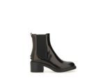 Tod's Stiefel - Ankle Boots With Polished Calfskin Finish - Gr. 38 (EU) - in Schwarz - für Damen