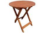 Gartentisch Holz Hanford ca. 45x50 cm klappbar