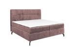 Esposa Boxspringbett , Altrosa , Textil , H4 , Höhe ca. 17 cm , 180x200 cm , Stoffauswahl, Topper durchgehend, Matratze in verschiedenen Härtegraden erhältlich , Schlafzimmer, Betten, Boxspringbetten