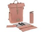 Lässig Wickelrucksack , Terracotta , Textil , 14.5x46x30 cm , Baby on Tour, Kinderwagen, Wickeltaschen & Wickelrucksäcke