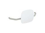 Hewi 801 Rückenstütze 801.51B907197 Wandabstand 230mm, matt, Lehne signalweiß, lichtgrau