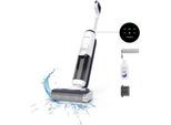 TINECO Nass-Trocken-Sauger "iFLOOR 5, automatische Selbstreinigung, Kantenreinigung", weiß, B:26cm H:110cm T:25,6cm, Mehrzwecksauger, 35 Min Akku, Tierhaarfilter, Hartbodenreiniger, Doppeltank, Topseller