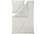 Estella Bettwäsche , Ecru , Textil , Graphik , 155x220 cm , Oeko-Tex® Standard 100 , bügelfrei, atmungsaktiv, hautfreundlich, weiche und anschmiegsame Oberfläche , Heimtextilien, Bettwäsche & Leintücher, Bettwäsche