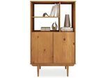 Idimex Highboard Simona , Eichefarben , Holz , Kiefer , Vintage , 80x133x37 cm , FSC Mix , Wohnzimmer, Kommoden & Sideboards, Highboards
