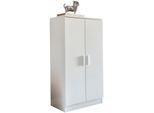 KADIMA DESIGN Moderner Schuhschrank für 14 Paar, kratzfeste Oberfläche, 2 Türen, 2 Schubladen.