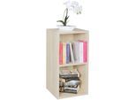 KADIMA DESIGN Standregal CERVINO: 2 Regalfächer, Sonoma Farbton, 30x60x30 cm, Melaminharzbeschichtung