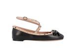 Rockstud Ballet Flats Black - Gr. 39 (EU) - in Schwarz