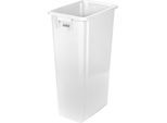 Probbax Robuster Wertstoffsammler, 80 l, weiß