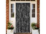 vidaXL Insektenschutz-Vorhang Anthrazit 90x220 cm Chenille