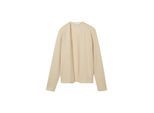 TOM TAILOR Damen Basic Cardigan, braun, Uni, Gr. M