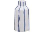 Beliani Blumenvase Steinzeug weiß Assus , Weiß , Mode , 22 cm , Dekoration, Vasen, Keramikvasen