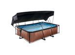 EXIT Frame Pool 300x200x65cm mit Filterpumpe und Sonnensegel, versch. Ausführungen