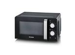 SEVERIN Mikrowelle MW 7886, 700 W, 17 l, 6 Leistungsstufen, 30‑Minuten‑Timer mit Signalton, Drehteller Ø 245 mm, B 440 x T 320 x H 240 mm, Schwarz