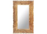 vidaXL Spiegel 80x50 cm Massivholz Mango