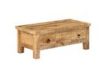 vidaXL Couchtisch 90x45x35 cm Massivholz Mango