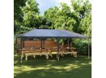 vidaXL Profi-Partyzelt 4×6 m Anthrazit 90 g/m²