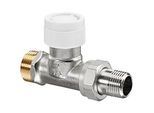 Oventrop Baureihe AV 9 Thermostatventil 1183847 G 3/4 AGxR 1/2, Durchgang, Messing vernickelt
