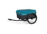 Fahrradanhänger , Petrol , Metall, Kunststoff , 71x61.5x120 cm , Freizeit & Co, Sport & Fitness, Fahrradanhänger