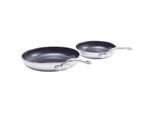 GreenPan Pfannenset , Grau Hochglanz , Metall , 2-teilig , 0 l , rund , antihaftbeschichtet, PTFE-frei, PFAS-frei , Kochgeschirr, Pfannen, Pfannensets