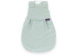 Babyschlafsack TRÄUMELAND "Außenschlafsack LIEBMICH Twister, in den Größen 50/56-80/83 cm", Baby, Gr. L: 62cm, blau, Bezug: 100% Baumwolle. Füllung: 70% Polyester, 30% Lyocell (TENCEL™), Schlafsäcke