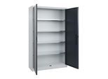 C+P Flügeltürenschrank Serie 89, 1950x1200x400mm, 7035/7016 ; C + P Möbelsysteme (08930-00|S10304)