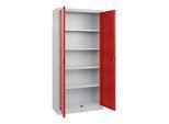 C+P Büro-Flügeltürenschrank Basis PLUS, 1950x930x400mm, 7035/3020 ; C + P Möbelsysteme (0130287-350|S10007)
