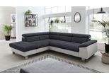 COTTA Ecksofa "Komaris L-Form, B: 249 cm" mit Kopfteilverstellung, optional Bettfunktion, Bettkasten & Licht