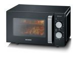 SEVERIN Mikrowelle "mit Grill MW 7762", schwarz, silberfarben, B:46,2cm H:27cm T:39,5cm, Mikrowellen, Mikrowelle