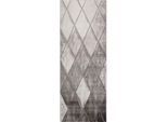 Läufer CARPET CITY "Noa 9313" Gr. 12, grau, B:80cm H:11mm L:300cm, Kunstfaser, Teppiche, Läufer, Kurzflor, Modern, Weicher For, Pflegeleicht