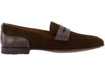Dolce&Gabbana Loafer - Heren DG Plaque Loafers Bruin - Gr. 44 (EU) - in Braun - für Damen