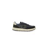 Premiata Low-Top Sneaker - Low-Top Sneakers With Distinctive Logo And Texture - Gr. 45 (EU) - in Schwarz - für Damen