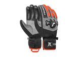 Skihandschuhe REUSCH "Worldcup Warrior R-TEX XT", Damen, Gr. 8,5, grau, mehrfarbig, 92% Polyester, 8% Ziegenleder, mehrfarbig, Handschuhe, mit wasserdichter, atmungsaktiver Funktion