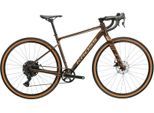 Gravelbike KROSS "Gravelbike Esker 2.0" Gr. 46, braun (braun, braun), Fahrräder, Damen, 46cm, 28 Zoll (71,12cm) hinten: 28 Zoll (71,12cm)