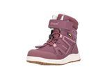 Stiefel ZIGZAG "Rincet", Mädchen, Gr. 24, grau (lila, anthrazit), Kunstfaser, Polyurethane, Schuhe Stiefel, mit praktischem Schnellschnürsystem