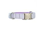 THE DOG IDEA Boho Halsband Lilac L