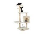 Lionto Kratzbaum Höhe 112 cm weiß/ beige