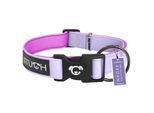 STUCH Hundehalsband gepolstert u. verstellbar flieder L