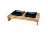 Trixie Napfset Keramik/Holz 2x400 ml