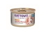 KATTOVIT Feline Diet Nassfutter Katze Niere/Renal Adult Huhn 48x85 g