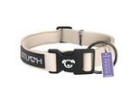 STUCH Hundehalsband gepolstert u. verstellbar beige L