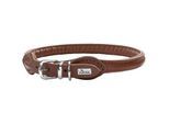 Hunter Halsband Round & Soft braun 50 cm